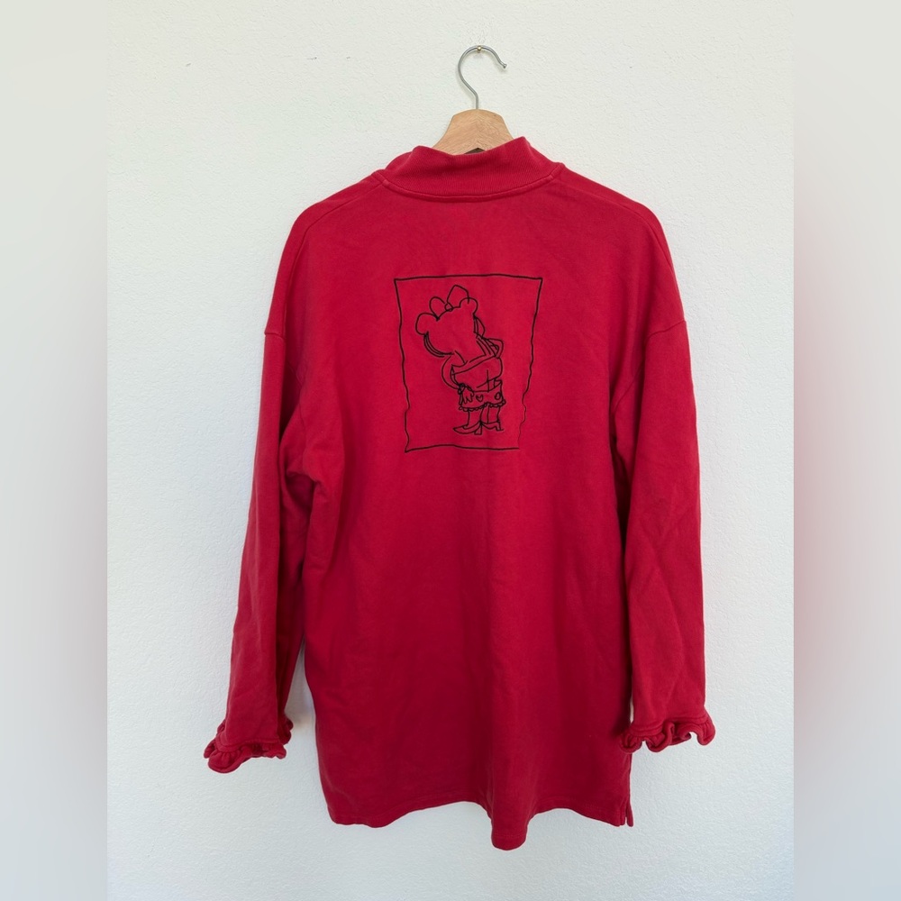 Lazy Oaf Bloomer Drop Sweatshirt Dress Size Medium - Picture 3 of 6